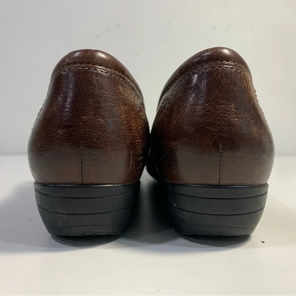 Dansko Franny Women's Slip On Loafers Comfort Shoes Size EU 37 US6 Leather Brown - Picture 13 of 14